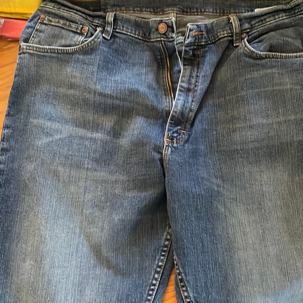 Mens relaxed fit wrangler jeans